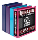 Samsill Durable ring binder A4 Blue, Dark Blue, Pink, Purple