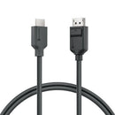 ALOGIC EL2DPHD-03 video cable adapter 118.1" (3 m) DisplayPort HDMI Black