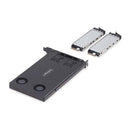 StarTech.com 2M2-REMOVABLE-PCIE drive bay panel Backplane Black