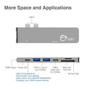 Siig JU-TB0512-S1 laptop dock/port replicator USB 3.2 Gen 1 (3.1 Gen 1) Type-C Gray