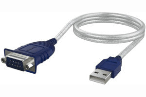Sabrent CB-9PTF serial cable Blue USB 2.0 RS-232