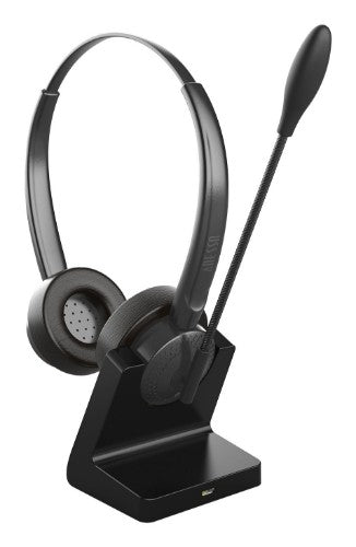 Adesso Xtream P400 Headset Wired & Wireless Head-band Business/Everyday USB Type-C / USB Type-A Bluetooth Charging stand Black