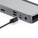 ALOGIC DUPRMX2-100 laptop dock/port replicator Wired USB 3.2 Gen 1 (3.1 Gen 1) Type-C Gray, Black