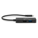 Rocstor Y10A306-B1 interface hub USB Type-C 5000 Mbit/s Black