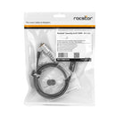 Rocstor Rocbolt N19 cable lock Black, Silver