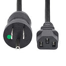 StarTech.com PXTMG10115 power cable Black 181.1" (4.6 m) NEMA 5-15P C13 coupler