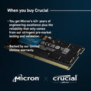 Crucial CT2K24G56C46S5 memory module 48 GB 2 x 24 GB DDR5 262-pin SO-DIMM