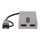 StarTech.com 107B-USB-HDMI USB graphics adapter 3840 x 2160 pixels Gray