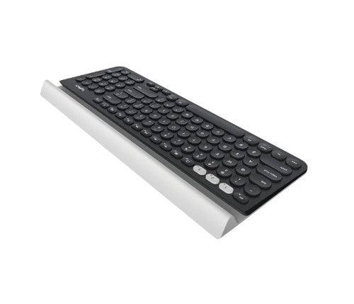 Logitech 920-008149 keyboard Universal RF Wireless + Bluetooth QWERTY English Gray, White, Dark Gray