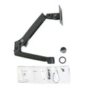 Ergotron LX Dual Stacking Arm, Extension and Collar Kit, Matte Black.