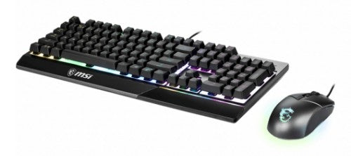 MSI VIGOR GK30 COMBO keyboard Mouse included Gaming USB QWERTY UK International Black