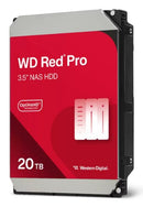 Western Digital Red Pro WD202KFGX internal hard drive 20 TB 7200 RPM 512 MB 3.5" Serial ATA III