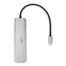 Rocstor Y10A338-S1 interface hub USB Type-C 10000 Mbit/s Black, Silver