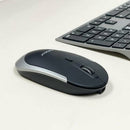 Macally ACEBTKEYSGCB keyboard Mouse included Home/Office Bluetooth QWERTY English Black, Gray