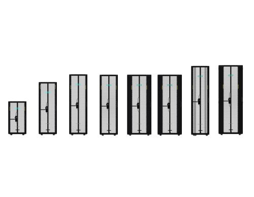 HPE 42U 600mmx1200mm G2 Kitted Advanced Shock Rack with Side Panels and Baying