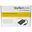 StarTech.com USB32HDPRO USB graphics adapter 1920 x 1200 pixels Black