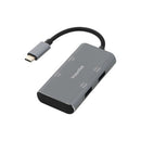 VisionTek 901539 interface hub USB 3.2 Gen 2 (3.1 Gen 2) Type-C 10000 Mbit/s Black, Gray