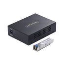 StarTech.com MCM1110SMLC40 network media converter 2000 Mbit/s 1310 nm Single-mode Black