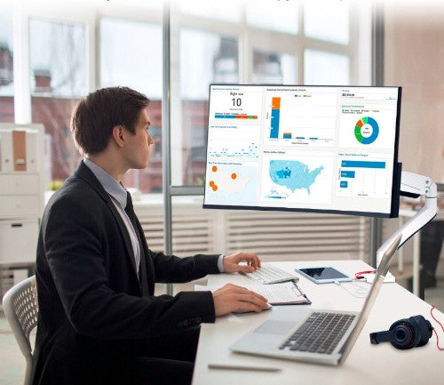 Siig CE-MT3111-S1 monitor mount / stand 35" White Desk