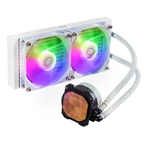 Cooler Master MasterLiquid 240L Core ARGB White Processor Liquid cooling kit 4.72" (12 cm)
