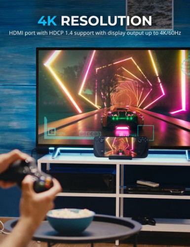 Sabrent DS-SD6P mobile device dock station Black