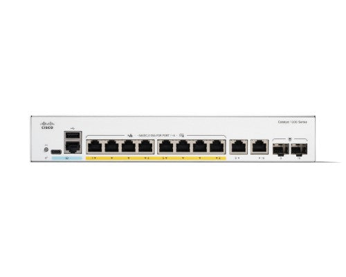 Cisco C1200-8FP-2G network switch Managed L2/L3 Gigabit Ethernet (10/100/1000) White