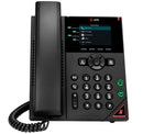 HP Poly VVX 250 4-Line IP Phone and PoE-enabled with Power Supply