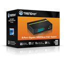 Trendnet TPE-TG80G network switch Unmanaged Power over Ethernet (PoE) Black