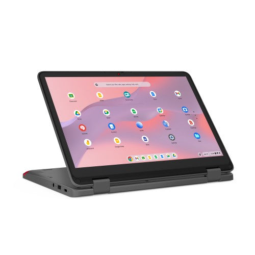 Lenovo 500e Yoga Chromebook Gen 4 Intel® N N100 12.2" Touchscreen WUXGA 8 GB LPDDR5-SDRAM 64 GB eMMC Wi-Fi 6E (802.11ax) ChromeOS English Gray