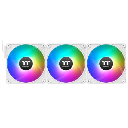 Thermaltake CL-F194-PL12SW-A computer cooling system Computer case Fan 4.72" (12 cm) White 3 pc(s)