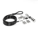 Rocstor Y10C181-B1 cable lock Black 94.5" (2.4 m)