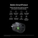 Belkin WCH016DQWH mobile device charger Universal White AC Fast charging Indoor