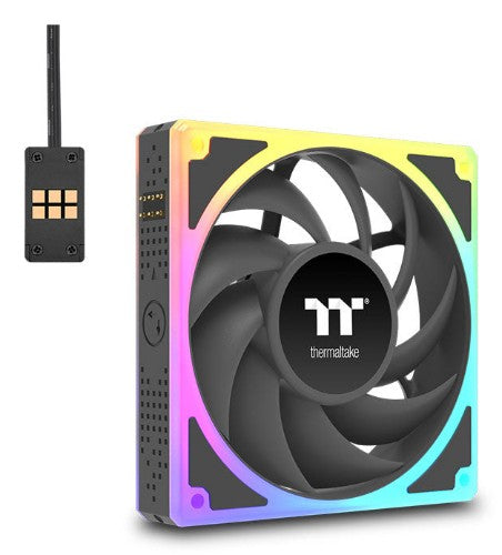 Thermaltake CL-F210-PL12SW-A computer cooling system Computer case Fan 4.72" (12 cm) Black 3 pc(s)