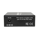 Tripp Lite N785-INT-SC-SM network media converter 1000 Mbit/s 1310 nm Single-mode Black