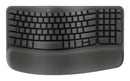 Logitech Wave Keys keyboard Universal RF Wireless + Bluetooth QWERTY English Graphite