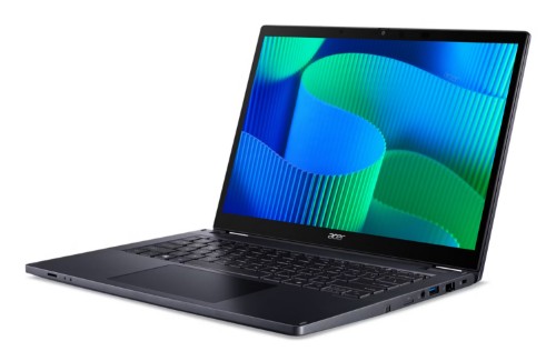 Acer TravelMate TMP414RN-54-56G9 Intel Core Ultra 5 125U Hybrid (2-in-1) 14" Touchscreen WUXGA 16 GB DDR5-SDRAM 512 GB SSD Wi-Fi 6E (802.11ax) Windows 11 Pro Blue
