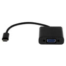 4XEM 4XUSBCVGAAB video cable adapter 9.84" (0.25 m) USB Type-C VGA (D-Sub) Black