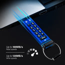 iStorage datAshur Pro USB flash drive 8 GB USB Type-A 3.2 Gen 1 (3.1 Gen 1) Blue