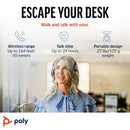 Poly Voyager 4310 UC Monaural Headset +BT700 USB-A Adapter +Charging Stand