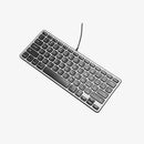 Macally UCAMINIZHUB keyboard Home/Office USB QWERTY English Black, Gray