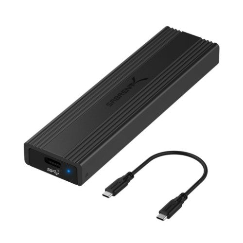 Sabrent EC-SNVE storage drive enclosure SSD enclosure Black M.2