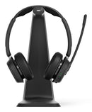 EPOS IMPACT 1061T Headset Wireless Head-band Office/Call center Bluetooth Charging stand Black