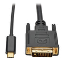 Tripp Lite U444-006-D video cable adapter 70.9" (1.8 m) USB Type-C DVI-D Black