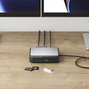 ALOGIC DUCD2 laptop dock/port replicator Wired USB 3.2 Gen 2 (3.1 Gen 2) Type-C Gray, Black