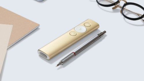 Logitech 910-004860 wireless presenter Bluetooth/RF Gold