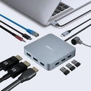 Adesso AUH-4051-TAA laptop dock/port replicator Wired USB 3.2 Gen 2 (3.1 Gen 2) Type-C Gray