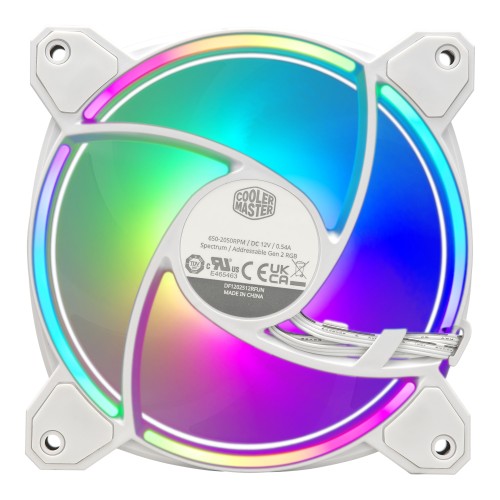 Cooler Master MasterFan MF120 Halo² white 3in1 Computer case Fan 4.72" (12 cm) 3 pc(s)