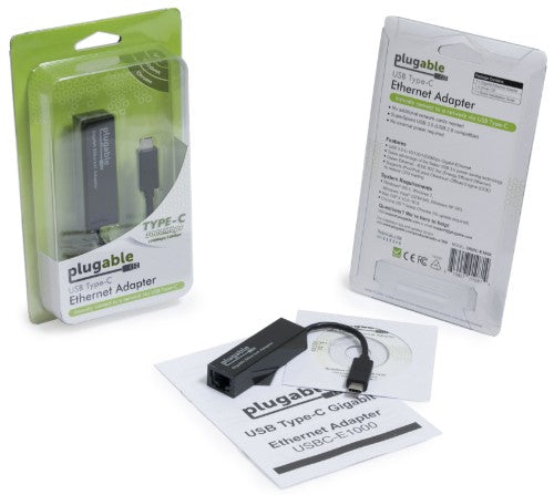 Plugable Technologies USBC-E1000 network card Ethernet 5000 Mbit/s