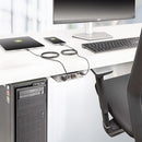 StarTech.com 10G5A2CS-USB-C-HUB interface hub USB 3.2 Gen 2 (3.1 Gen 2) Type-C 10000 Mbit/s Silver