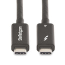 StarTech.com A40G2MB-TB4-CABLE Thunderbolt cable 78.7" (2 m) 40 Gbit/s Black